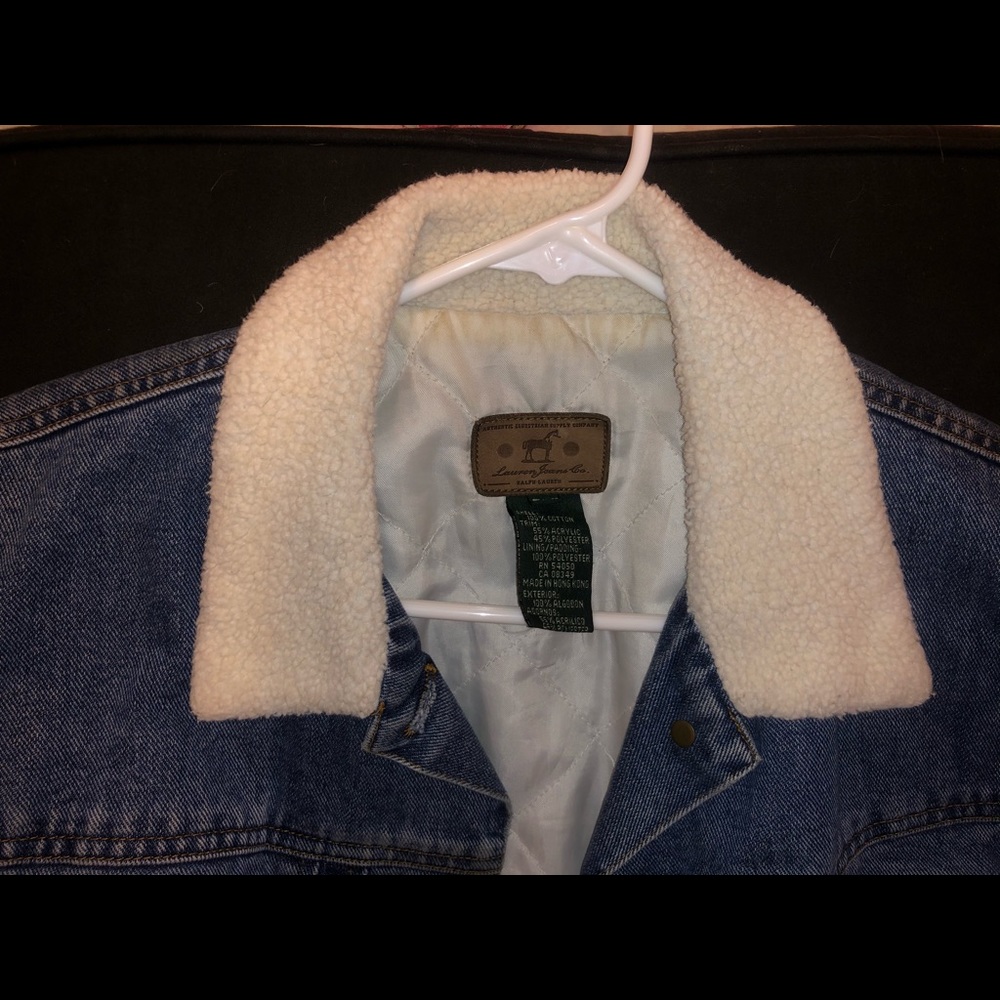 VINTAGE Ralph Lauren Jean Jacket - Picture 5 of 6